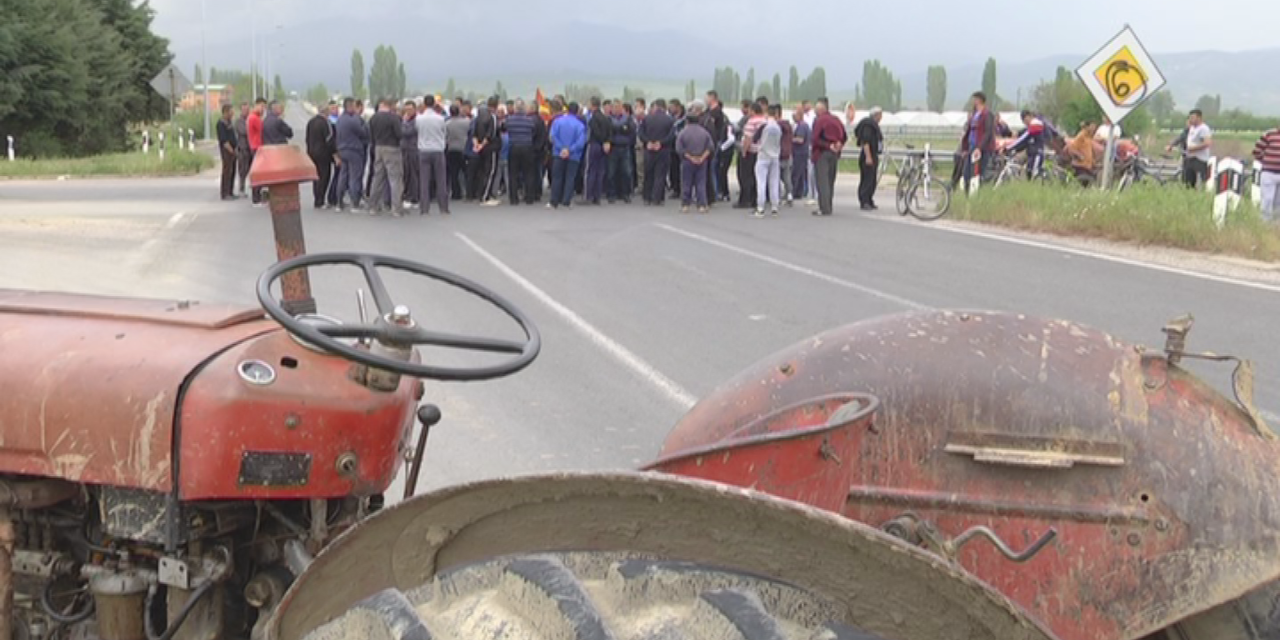 Земјоделците и денес на протест.Бараат повиски откупни цени на зелката,краставицата и лутата пиперка.